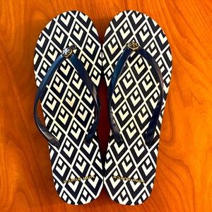 Tory Burch Flip Flops size 9